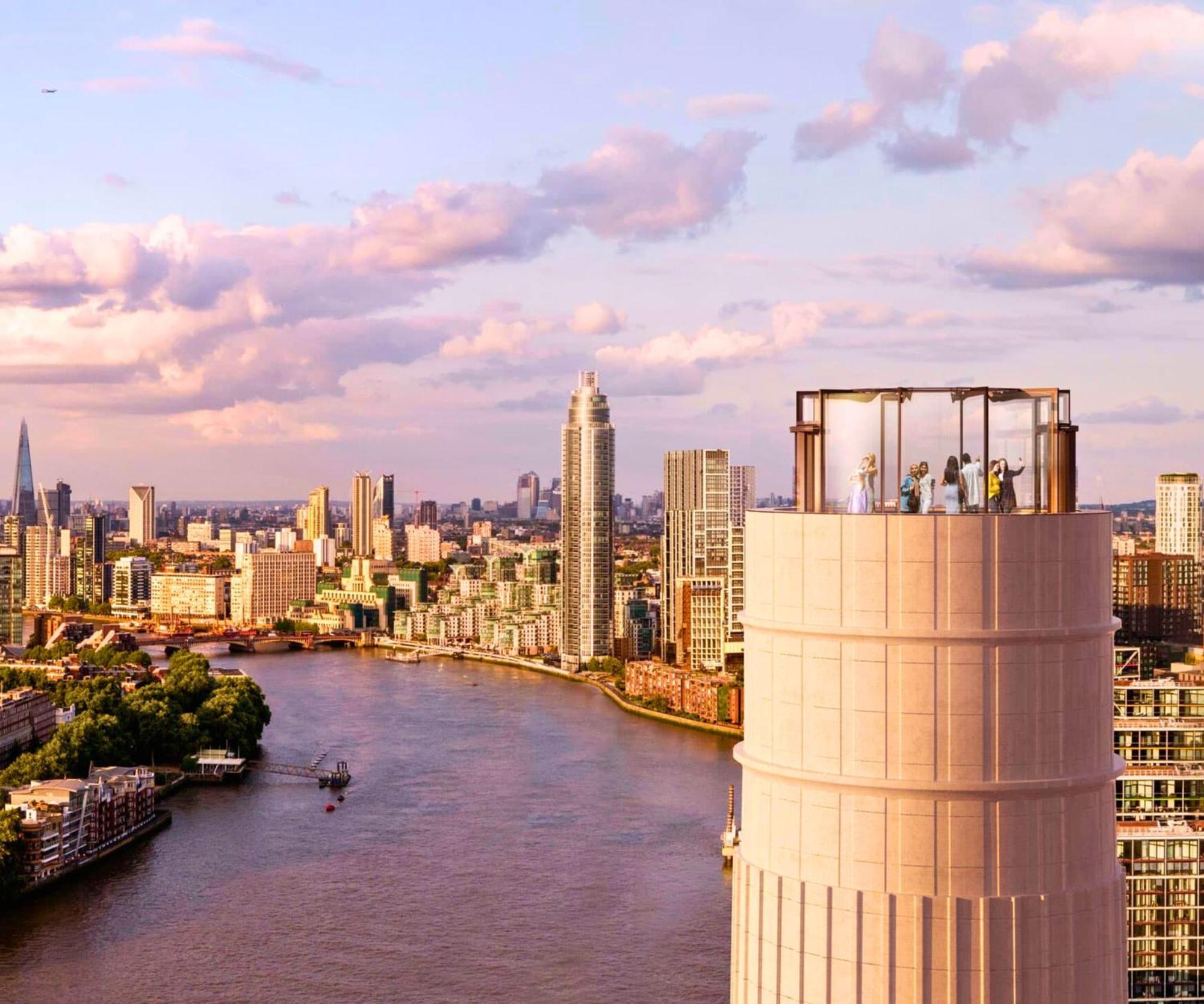 Battersea Power Station - Winter Garden Balcony & 1Gb Wifi - Luxurylondonstays Extérieur photo
