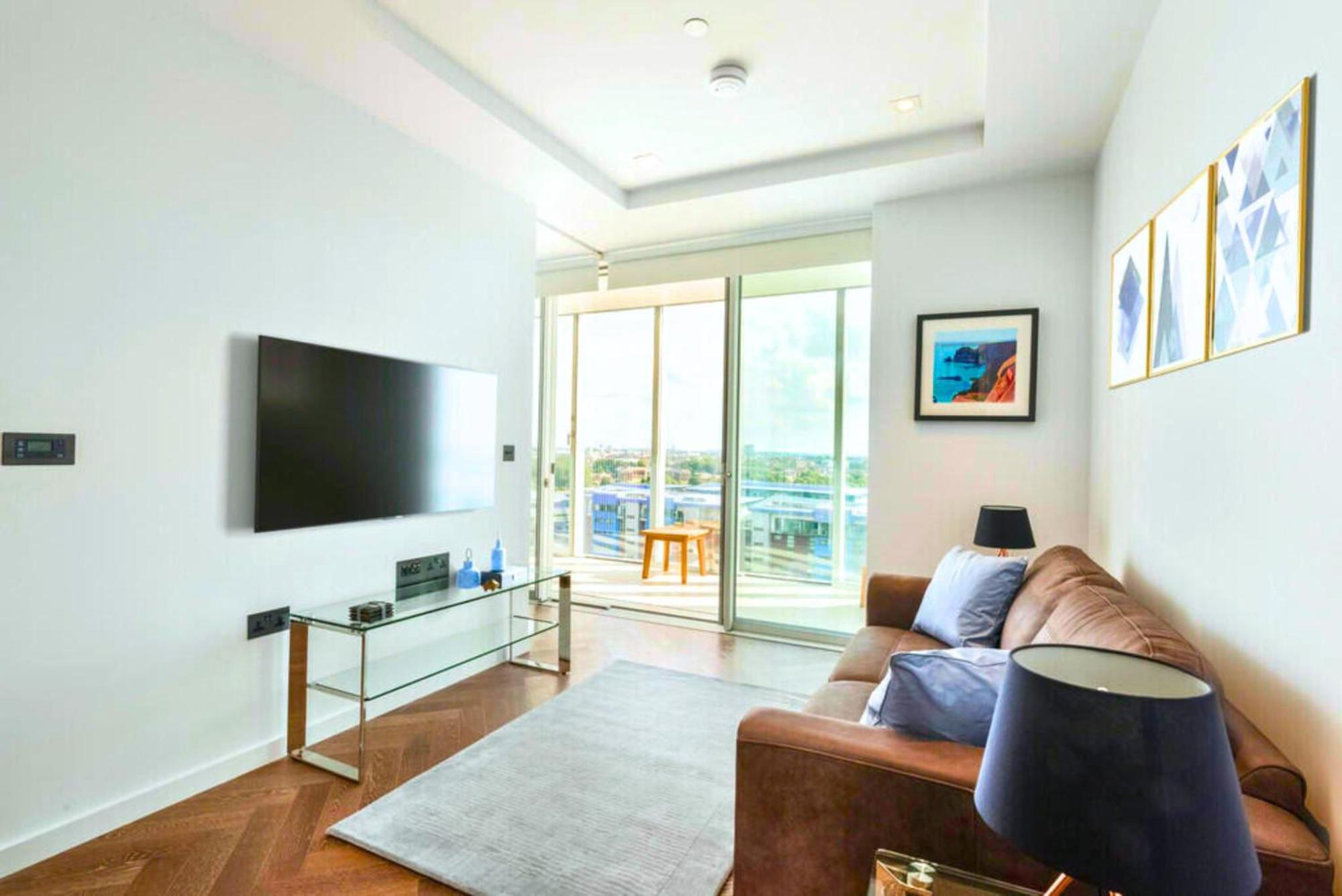Battersea Power Station - Winter Garden Balcony & 1Gb Wifi - Luxurylondonstays Extérieur photo